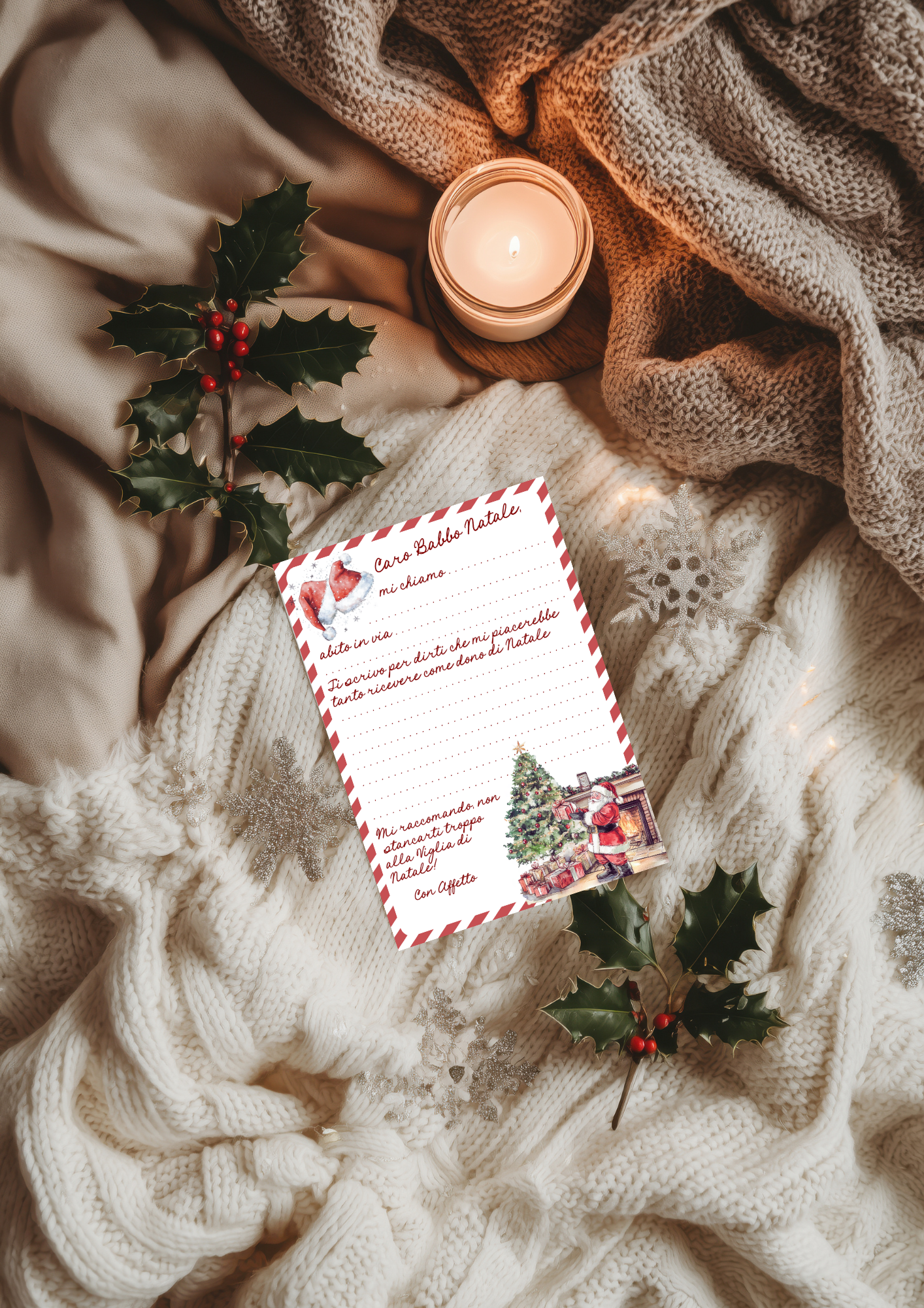 LETTERINA BABBO NATALE FILE PDF DITIGALE
