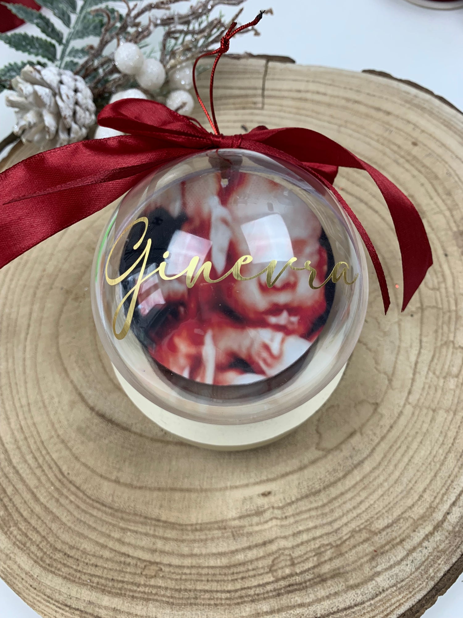 Pallina gioiello con foto