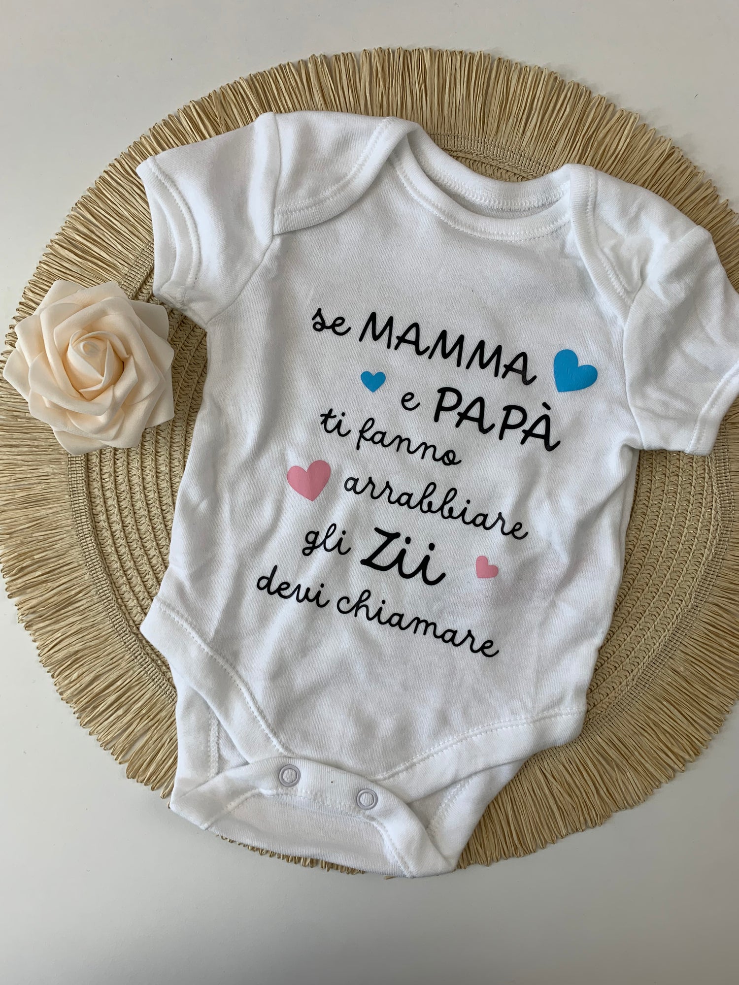 BODY NEONATO GRAFICA PERSONALIZZATA