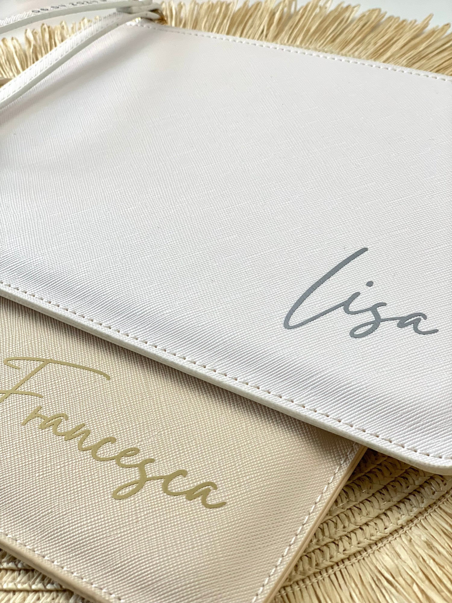 POCHETTE ECOPELLE SAFFIANO