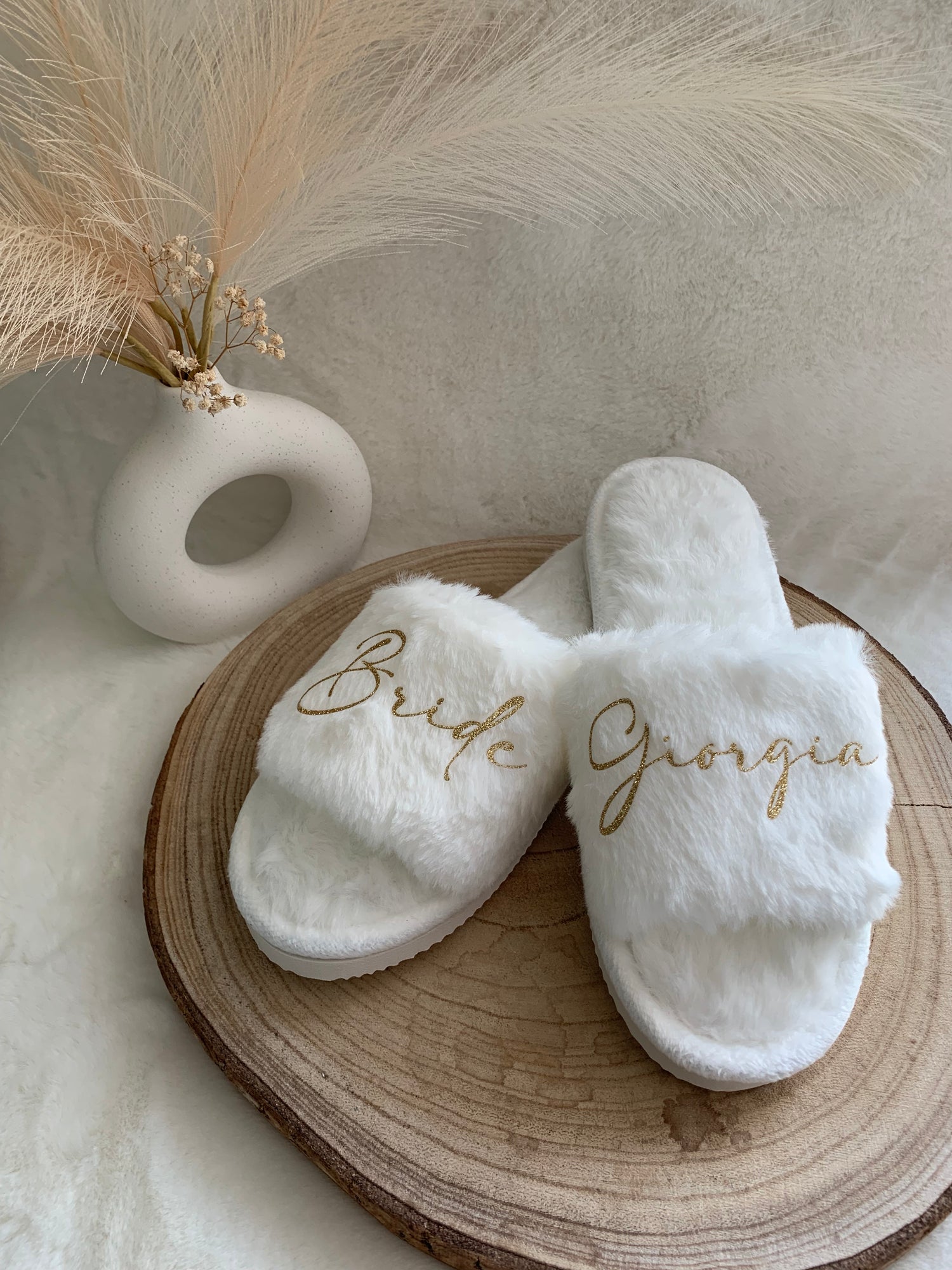 PANTOFOLE CON PELO SPOSA