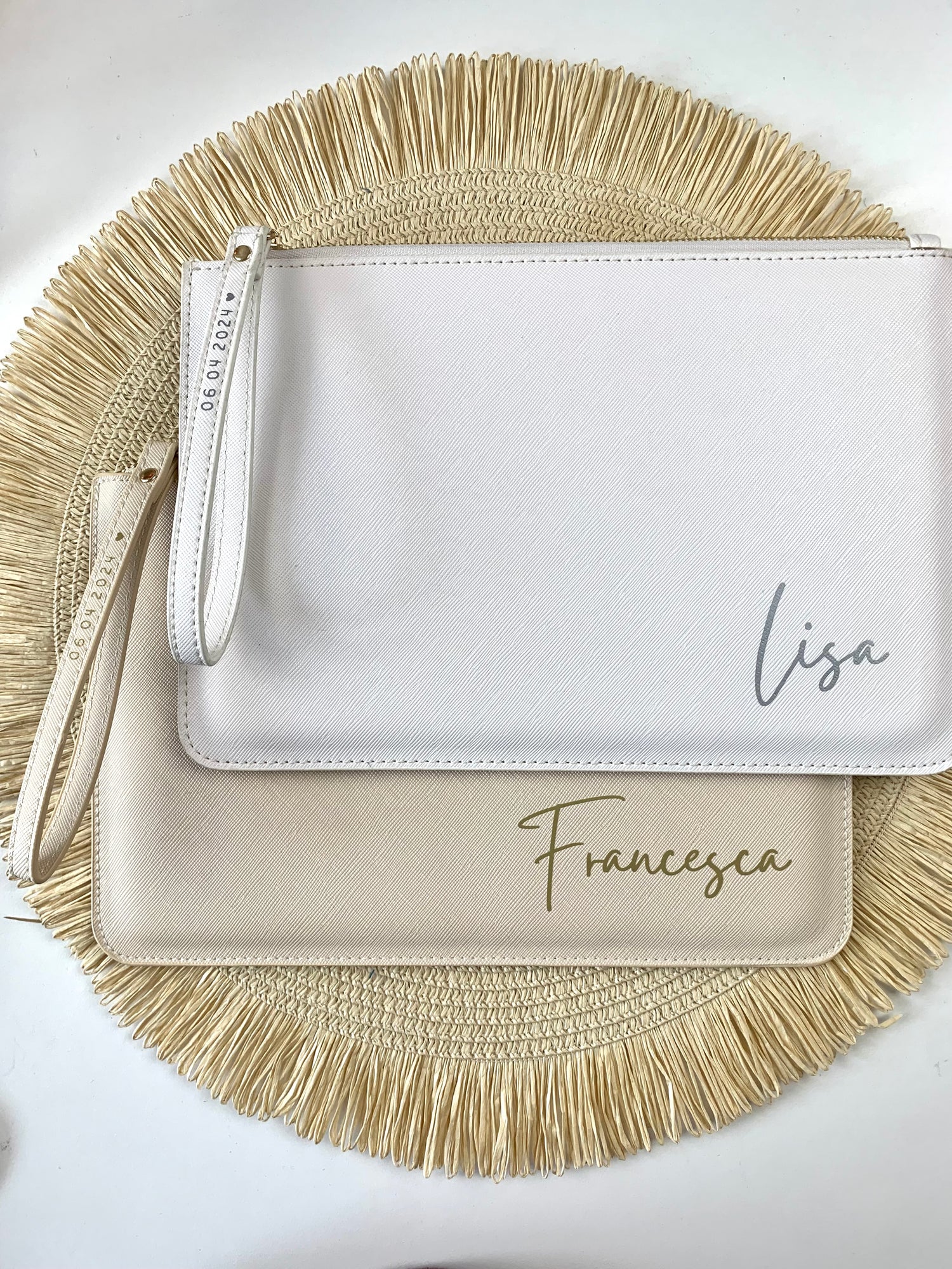 POCHETTE ECOPELLE SAFFIANO