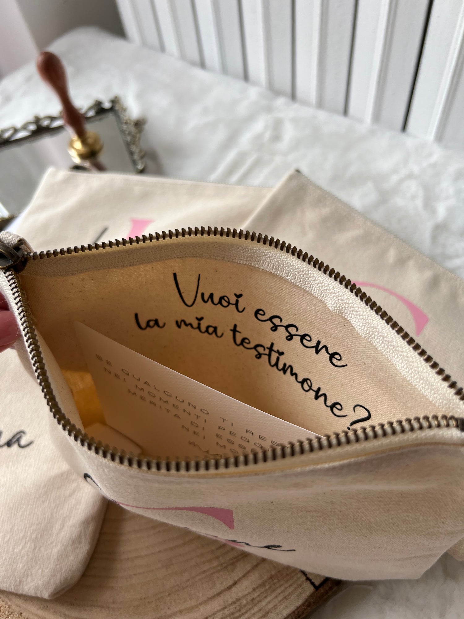 POCHETTE COTONE con proposta