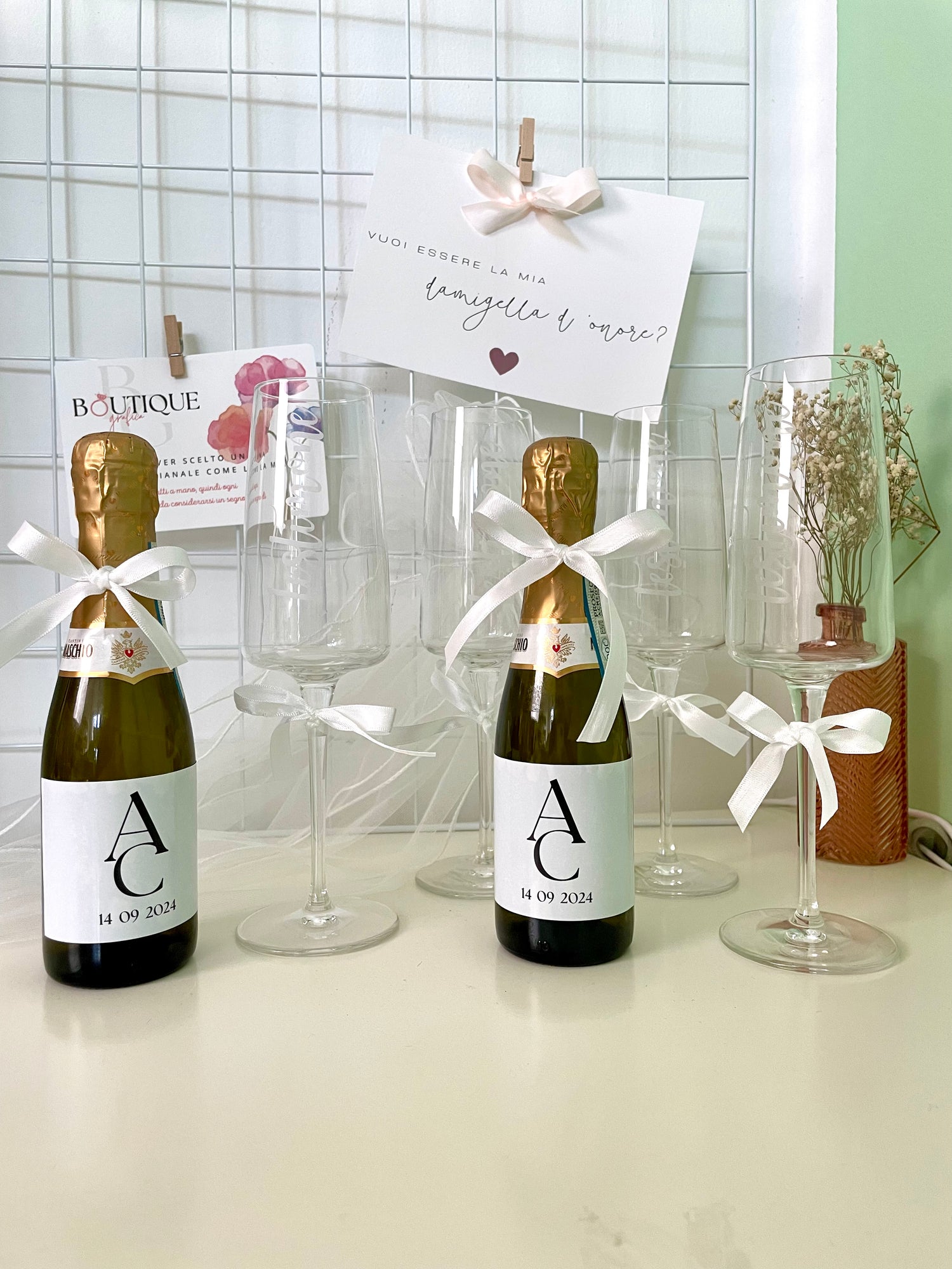 Mignon prosecco personalizzato