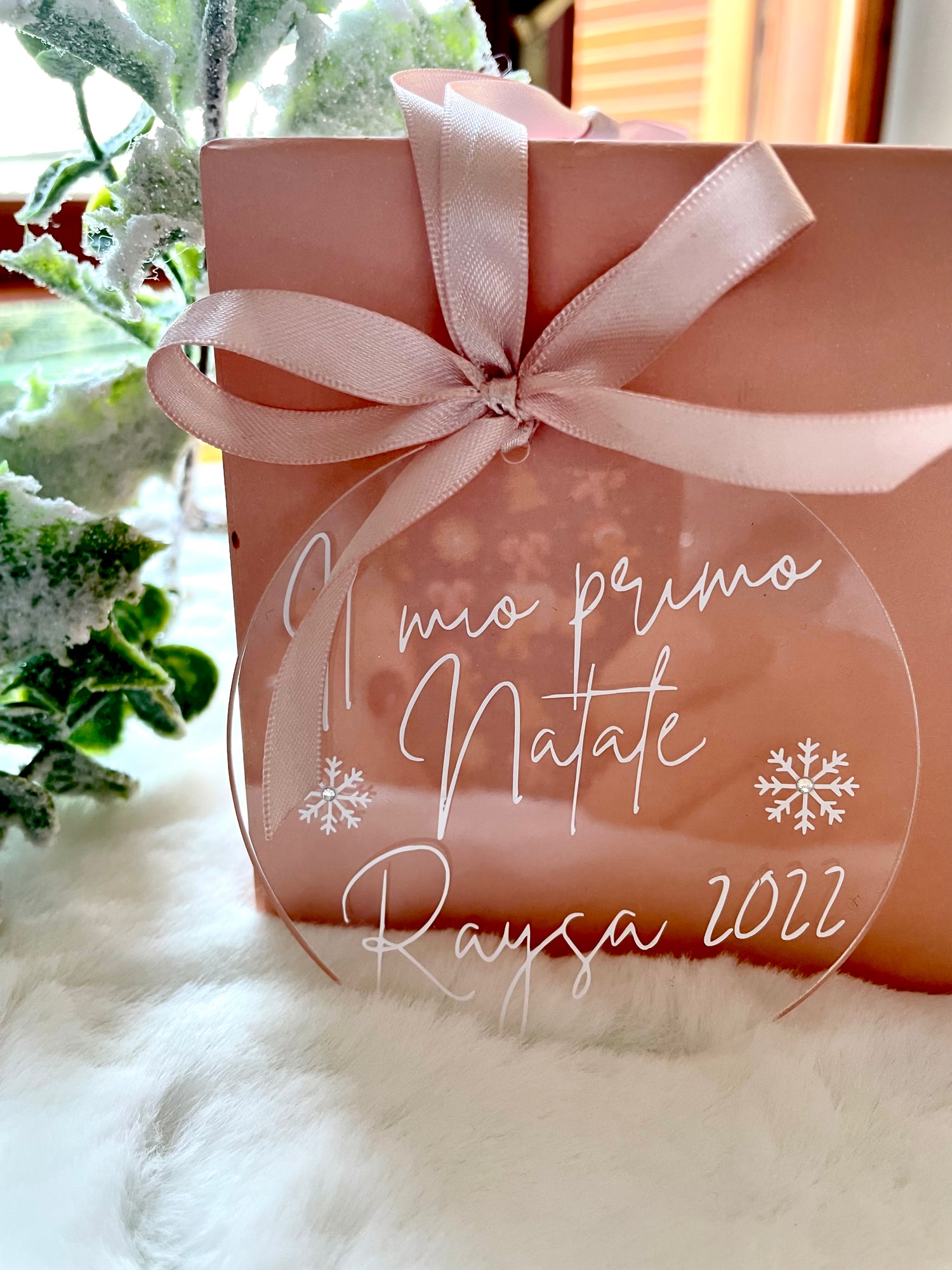 PALLINA DI NATALE IN ACRILICO