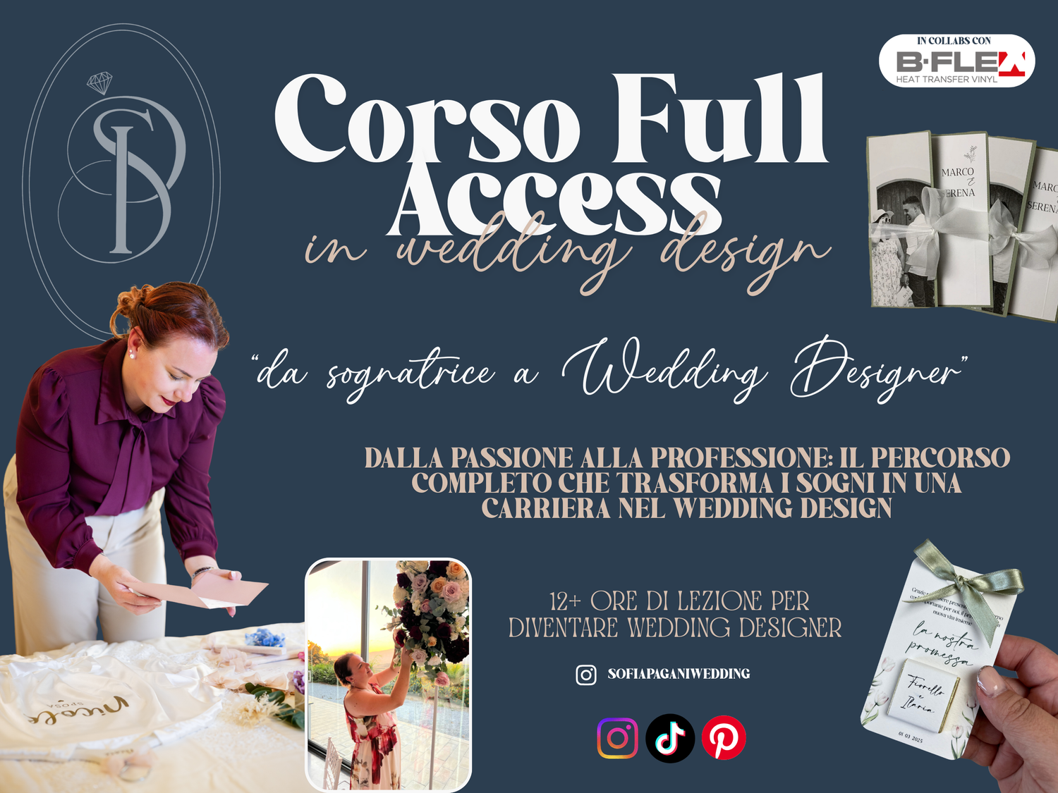 CORSO FULL ACCESS - Il percorso completo per diventare una Wedding Designer professionista